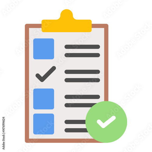 Compliance Check icon vector image. Can be used for Compilance and Regulation.