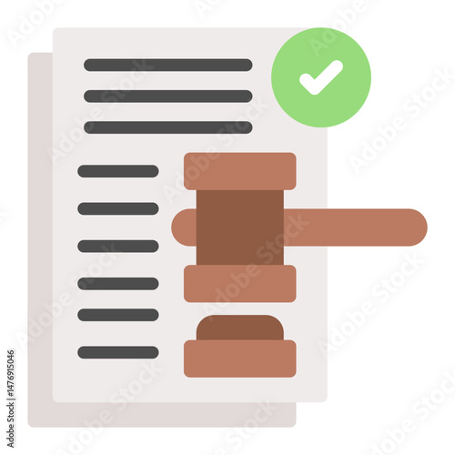 Legal Compliance icon vector image. Can be used for Compilance and Regulation.