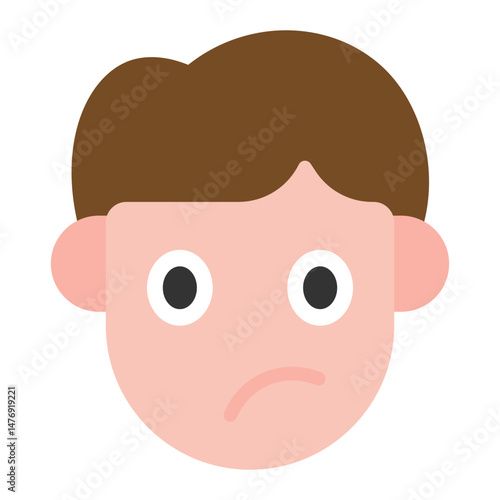 Curious icon vector image. Can be used for Human Emotions.