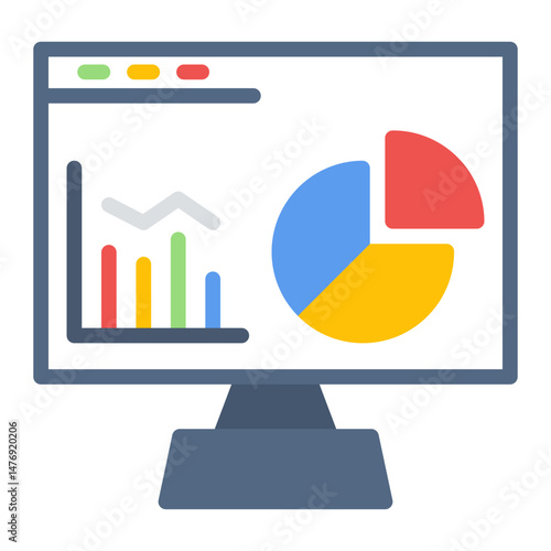 Dashboard icon vector image. Can be used for Data Science.
