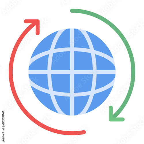 Exchange icon vector image. Can be used for Data Science.