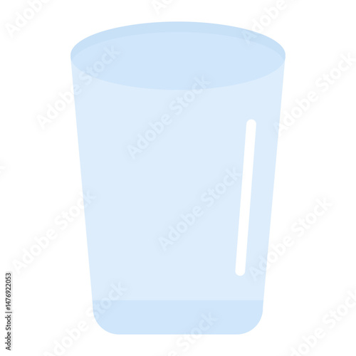 Empty Cup icon vector image. Can be used for Burnout.
