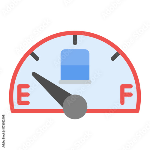 Running on Empty icon vector image. Can be used for Burnout.
