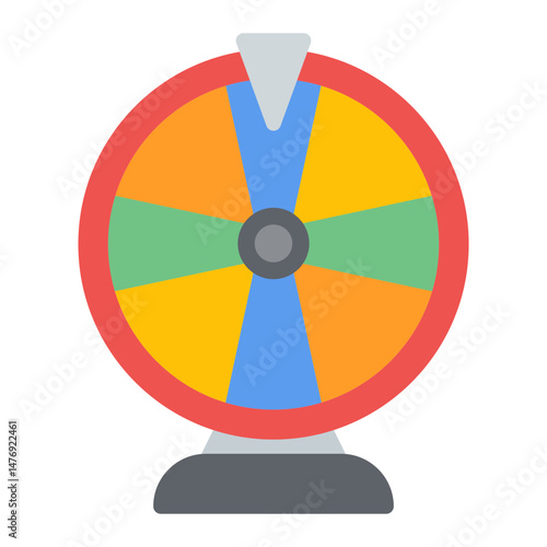 Spinning Wheel icon vector image. Can be used for Burnout.