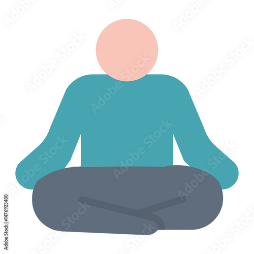 Yogi icon vector image. Can be used for Urban Tribes.