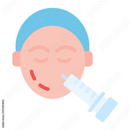 Plastic Surgeon icon vector image. Can be used for Plastic and Cosmetic Surgery.