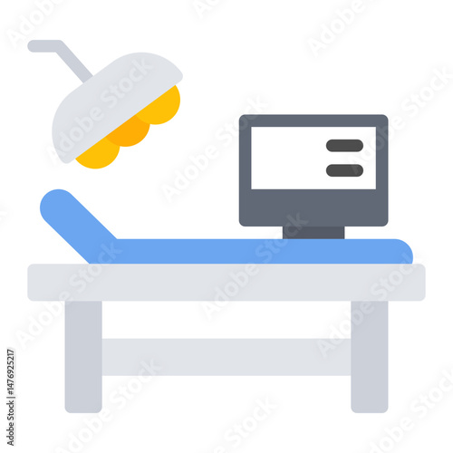 Surgery Room icon vector image. Can be used for Plastic and Cosmetic Surgery.