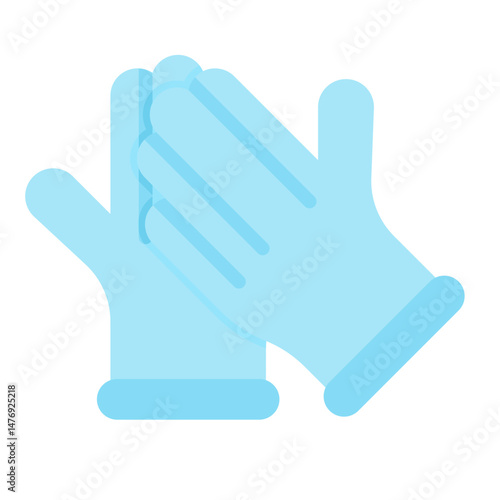 Surgical Gloves icon vector image. Can be used for Plastic and Cosmetic Surgery.