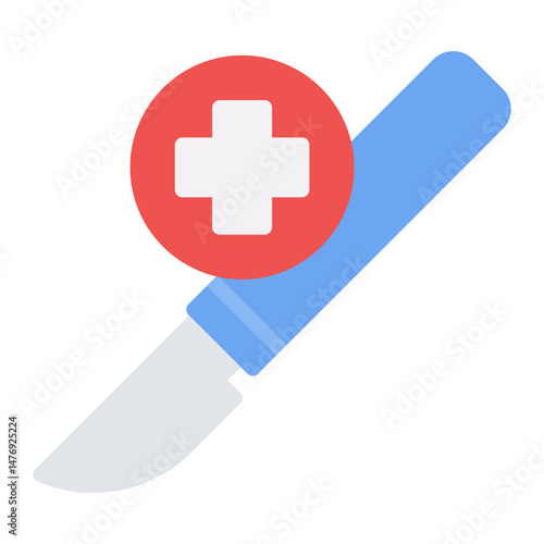 Surgery icon vector image. Can be used for Plastic and Cosmetic Surgery.
