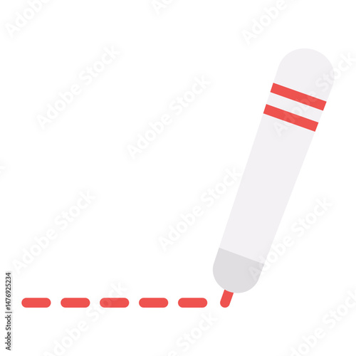 Surgical Markings icon vector image. Can be used for Plastic and Cosmetic Surgery.