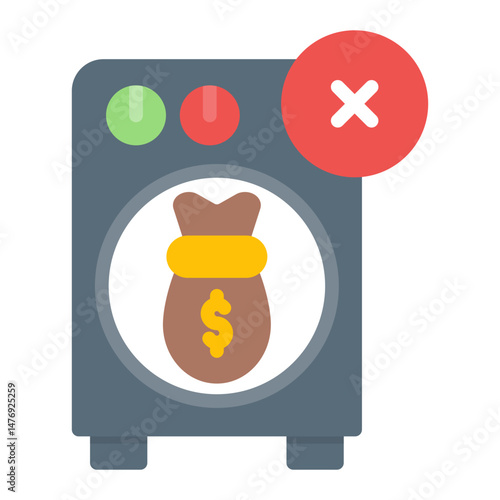 Anti Money Laundering icon vector image. Can be used for Business Audit.