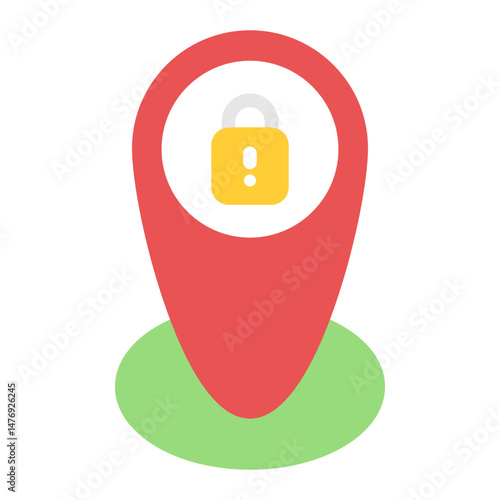 Commercial locksmith icon vector image. Can be used for Locksmith.