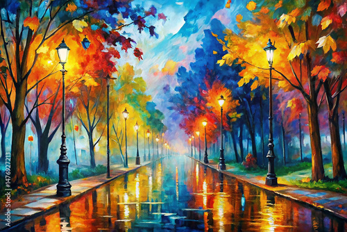 Original oil painting on canvas. Abstract art background. . Fragment of artwork. Brushstrokes of paint