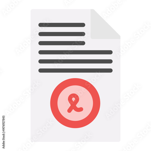 Affidavit icon vector image. Can be used for Legal Services.