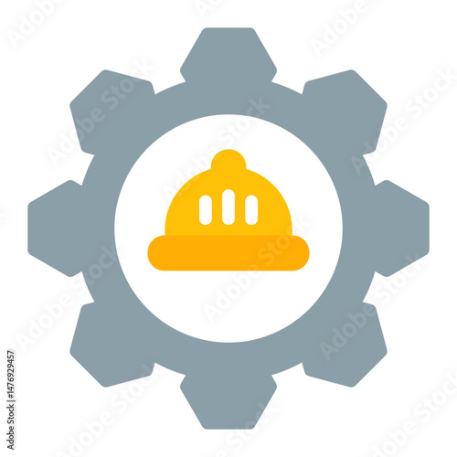 Engineer Gear icon vector image. Can be used for Engineer in Mechanics.