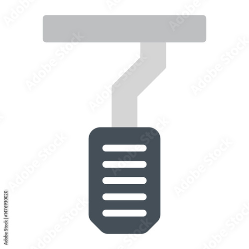Accelerator Pedal icon vector image. Can be used for Driving School.