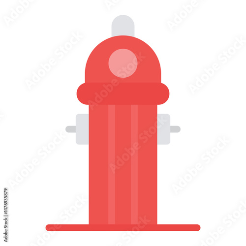 Fire Hydrant icon vector image. Can be used for Rescue And Response.