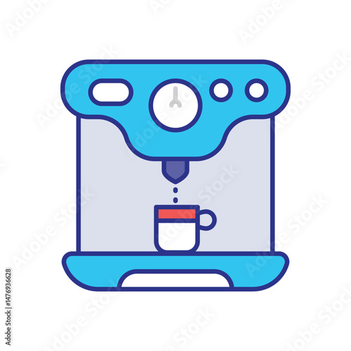 Coffee Maker Icon vector stock illustration