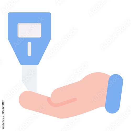 Diabetes Testing icon vector image. Can be used for Psychiatric Hospitals.