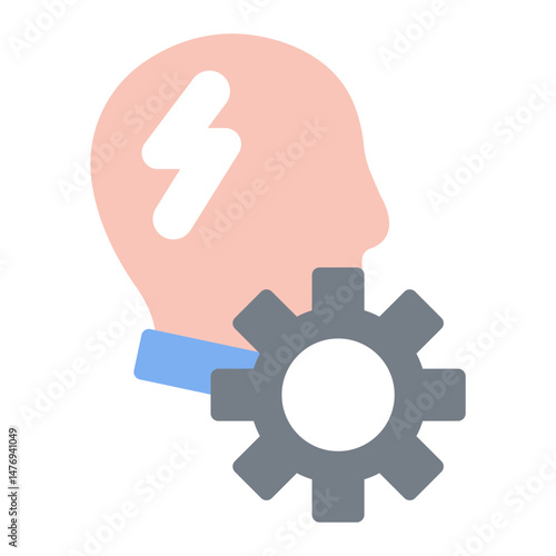 Pain Management icon vector image. Can be used for Psychiatric Hospitals.
