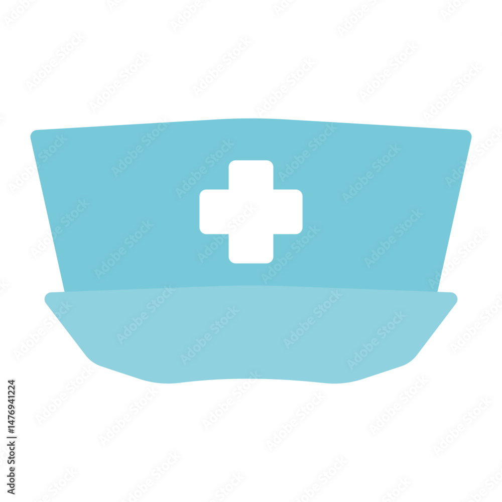 Fototapeta premium Surgical Cap icon vector image. Can be used for Psychiatric Hospitals.