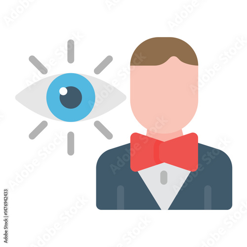 First Impressions icon vector image. Can be used for Dating App.