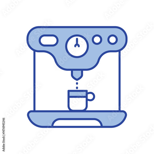 Coffee Maker Icon vector stock illustration