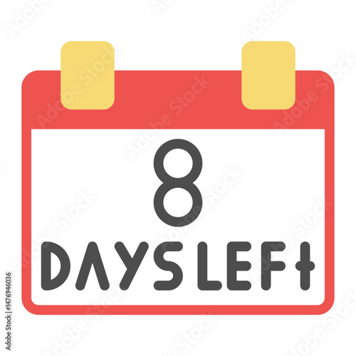 Anniversary Countdown icon vector image. Can be used for Anniversary.