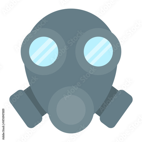 Gas Mask icon vector image. Can be used for Protest.