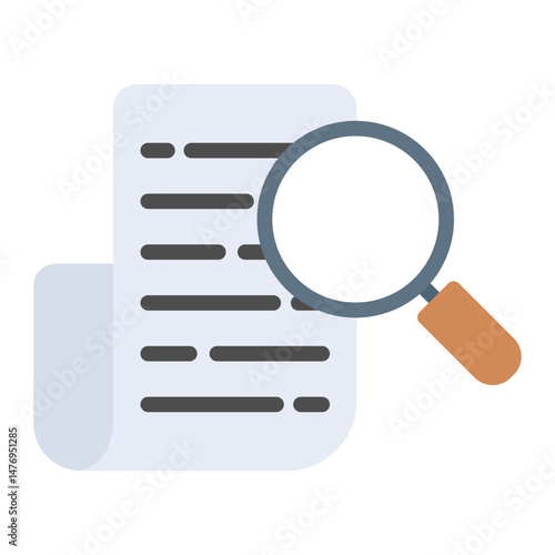 Plagiarism Line Color Icon
