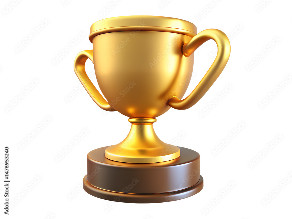 Trophy Golden Award Winning Moment Trophy Golden Award Winning Moment