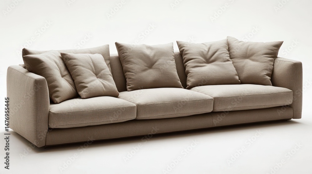 Obraz premium Modern beige sofa