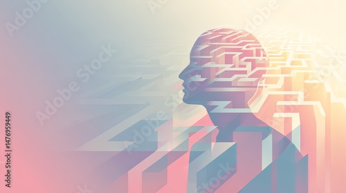 Human Head Confusion Concept