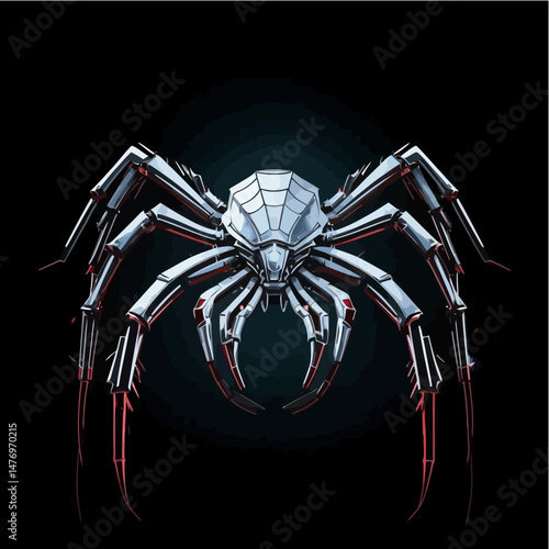 metallic-arachnid-robot-spider-with-glowing-red-accents-cyberpunk-insect-design-futuristic-metallic-spider-cybernetic-creature-with-sharp-details
