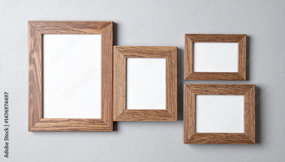 Fototapeta premium wooden picture frame