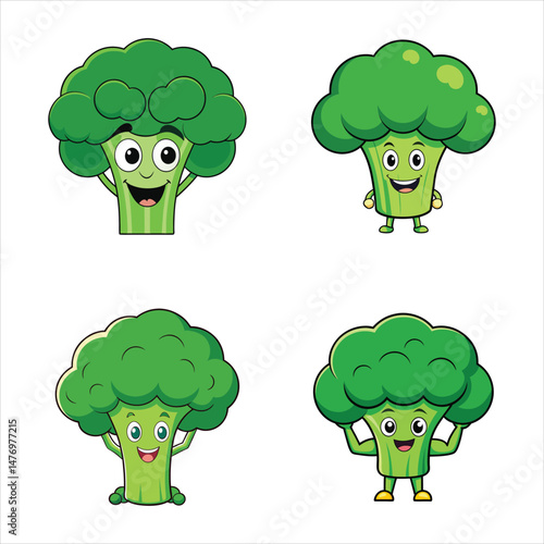 Broccoli Vegetable Cartoon