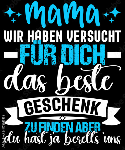 Amazing german text t-shirt design