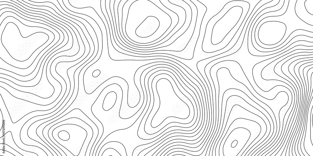 Abstract topographic contours map background. Topographic map geographic mountain relief abstract lines background. Topography and geography map grid abstract backdrop, Luxury black abstract line art. Abstract topographic contours map background. Topographic map geographic mountain relief abstract lines background. Topography and geography map grid abstract backdrop, Luxury black abstract line art.