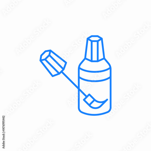corrector fluid icon sign vector