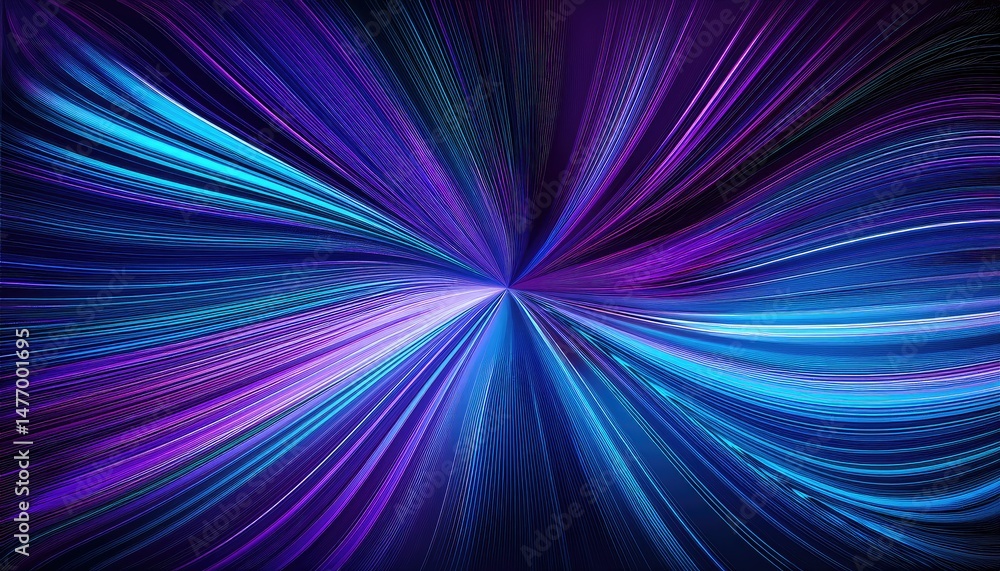 Fototapeta premium Aurora Whirl - Abstract Swirling Light Background 