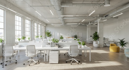 Wallpaper Mural Sunlit Sanctuary of Productivity Torontodigital.ca