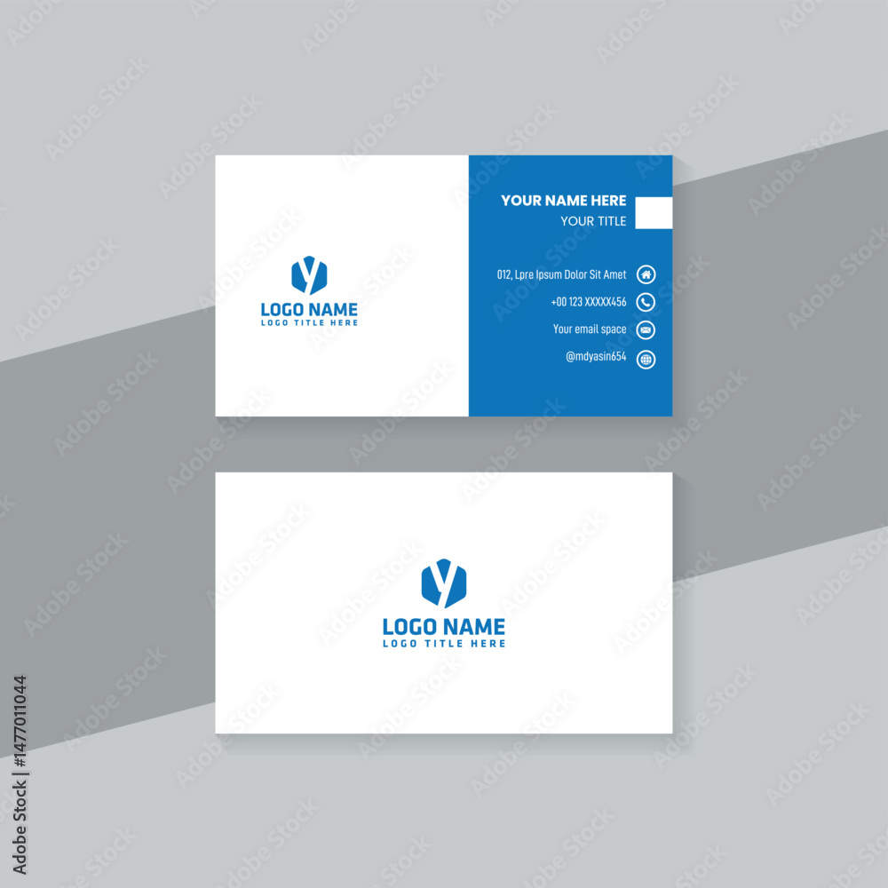 Creative and modern business card template Creative and modern business card template
