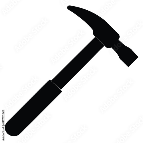construction worker element isolated chisel on white background