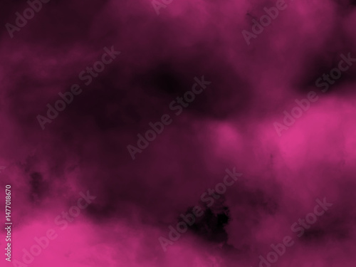 horizontal black background with pink fog