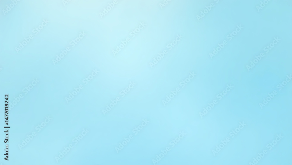 Naklejka premium Serene Light Blue Gradient Background Perfect for Design Projects