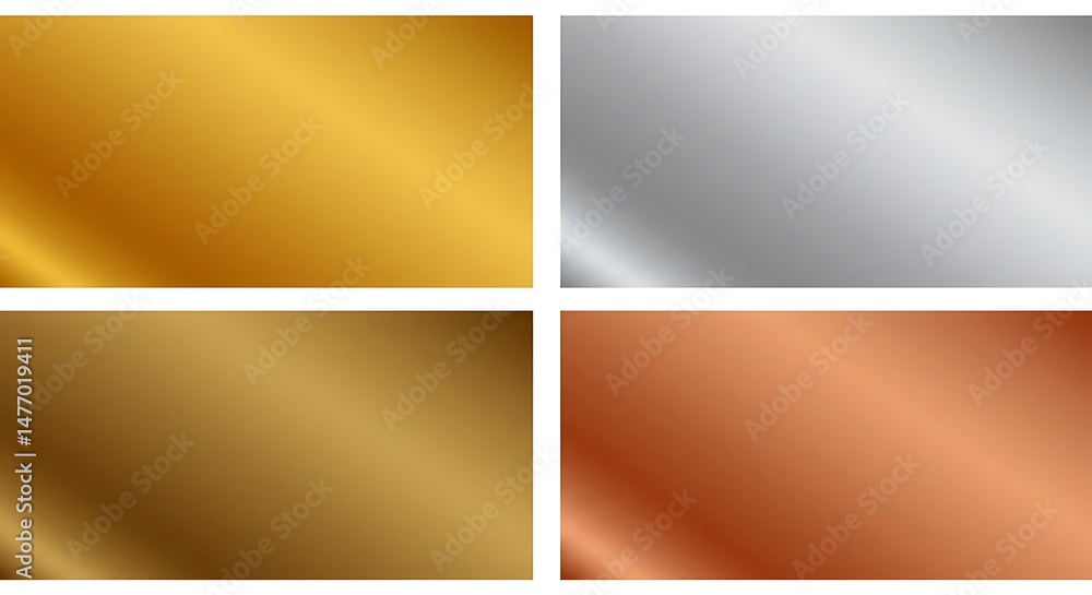 Naklejka premium Metallic Dreamscapes