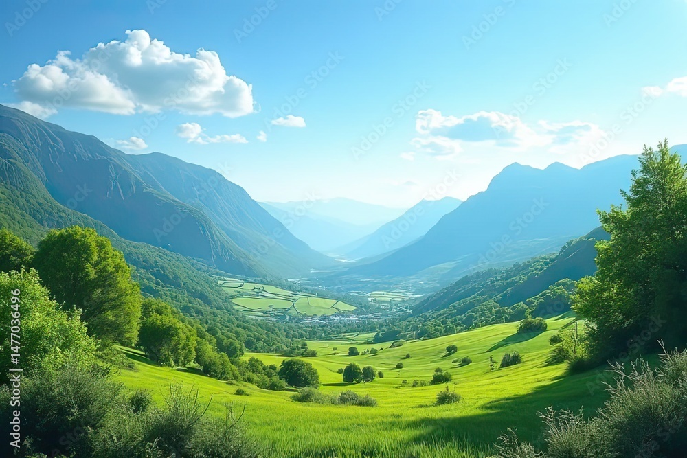 Fototapeta premium Landscape Beauty Valley Views