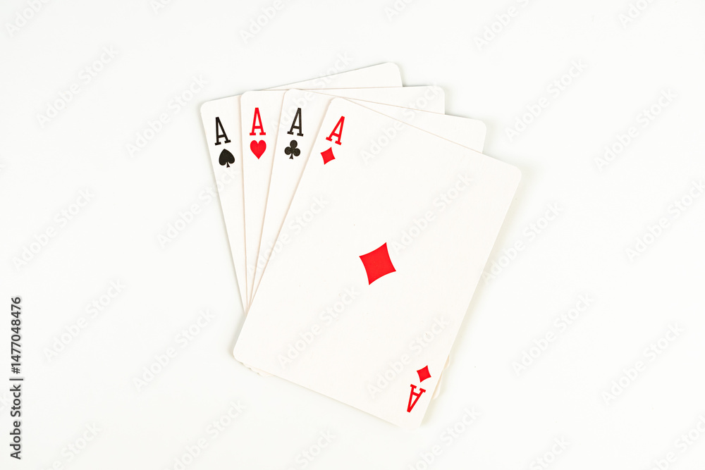 Image shows a pocket pair of Ace of Spades and Ace of Clubs in poker Image shows a pocket pair of Ace of Spades and Ace of Clubs in poker