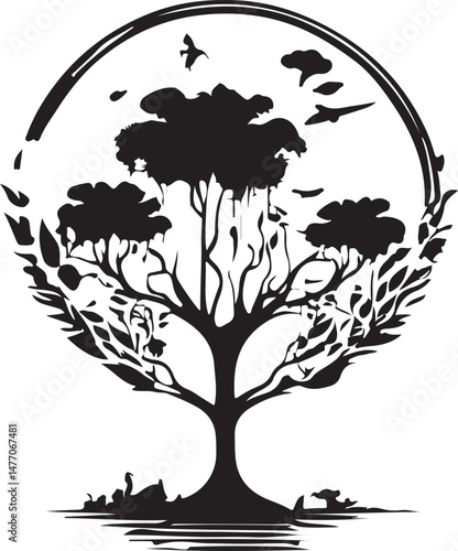 Environmental adaptation concept vector