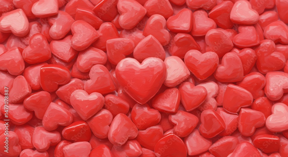 Obraz premium Crimson Heartfield